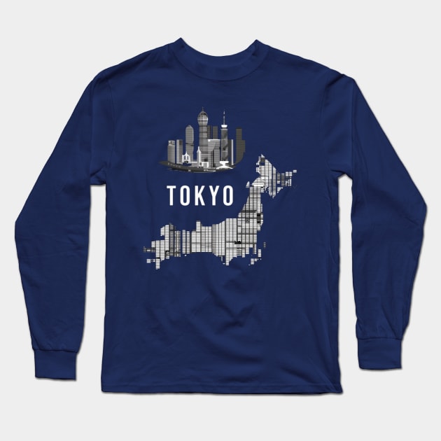 Tokyo Long Sleeve T-Shirt by TshirtMA